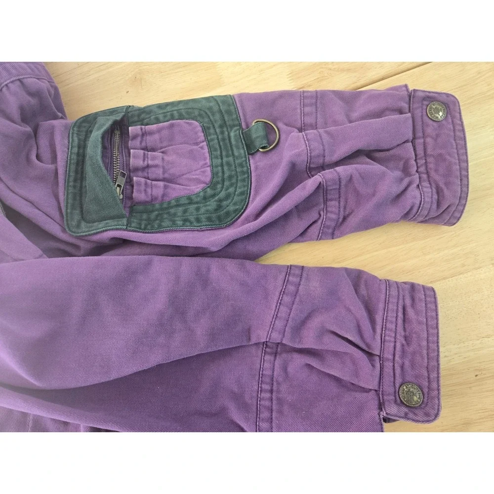 Vintage Mulberry‎ Street Cotton Coat Jacket Womens Large Full Zip Purple
